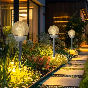 Expo Börse - Lampe solaire led d'extérieur, décoration de jardin, piqu... pas cher