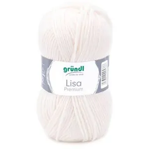 Gründl 760-02 Fil, Acrylic, Crème, 3,5-4,5 mm
