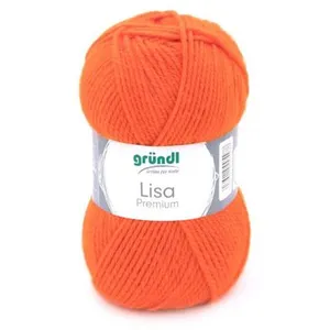 SPERENZA Fil à tricoter LISA PREMIUM UNI - Grundl(...) - 11 Orange pas cher