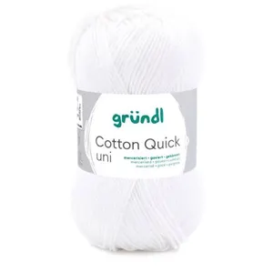 Laine Gründl "Cotton Quick uni" Couleur 01