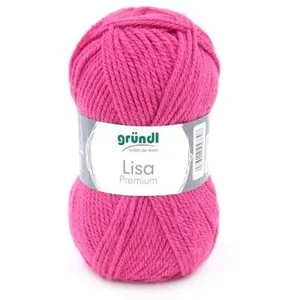 Pelote de laine - Grundl - LISA Uni - 100% Acrylique - 30 coloris disponibles - Facile à tricoter pas cher