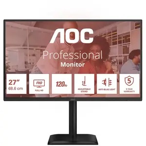AOC 27E4CV (1920 x 1080 pixels, 27"), Moniteur, Noir pas cher