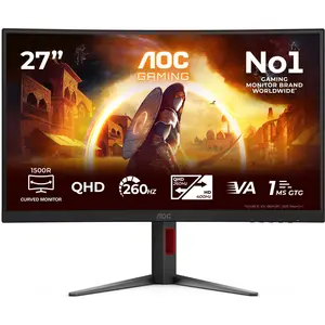 AOC Jeux (2560 x 1440 pixels, 27"), Moniteur, Rouge, Noir pas cher