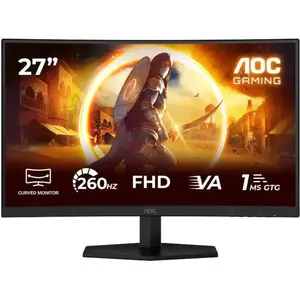 Ecran Pc Gamer Incurvé 27" Aoc C27g42ze - 240hz/0,3ms/fhd pas cher