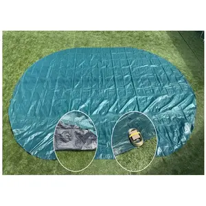 Aqualux Bâche Hivernage Protection Piscine Hors-Sol Ovale 730 x 375 cm - dimension couverture 830x475cm pas cher