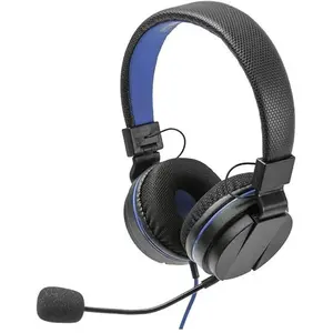 Casque audio HeadSet 4 snakebyte pour PS4 noir bleu