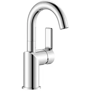 Wastafel Mengkraan BWS Mare Medium Eengats Boog Zonder Waste Chroom pas cher