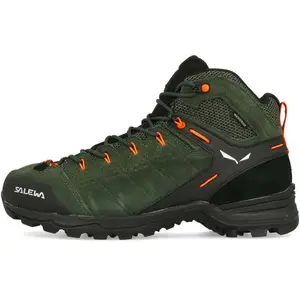Salewa Ms Alp Mate Mid Wp Homme Chaussure de marche, Thyme Black, 44.5 EU pas cher