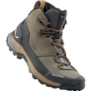 Salewa, Hommes, Chaussures de randonnée, Puez Leather Mid PTX (43), Marron pas cher