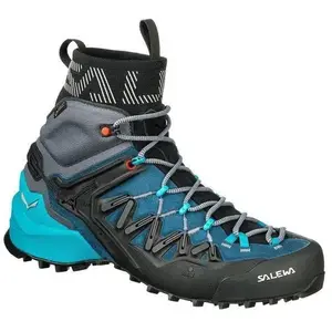 Chaussures de randonnée SALEWA WS Wildfire Edge Mid Gtx Bleu-Noir - Fe... pas cher