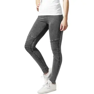 Urban Classics - Denim Jersey Legging - S - Grijs
