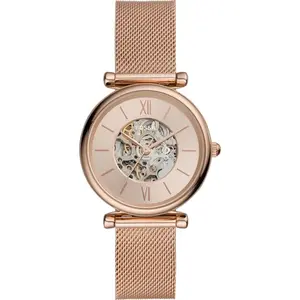 Fossil Carlie ME3175 Dameshorloge 35 mm - Goudkleurig pas cher