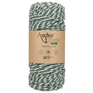 Corde de Coton Recyclé Macramé Anchor Crafty Fine Mix - 250gr - Anchor(...) - 200 Multicolor Mélange forestier pas cher