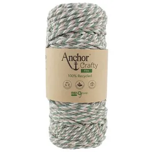 Corde de Coton Recyclé Macramé Anchor Crafty Fine Mix - 250gr - Anchor(...) - 201 Multicolor Lagon pas cher