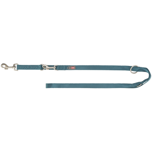 Trixie hondenriem premium verstelbaar petrol blauw 200x1,5 cm pas cher