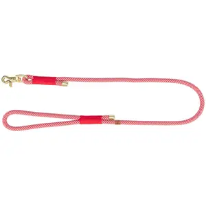 Laisse TRIXIE Soft Rope - S XL: 1m - ø 10 mm - Rouge et crème pas cher