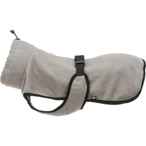 Comparateur de prix : Trixie Fleece Jas Grenoble Grijs - Hondenkleding - 45 cm