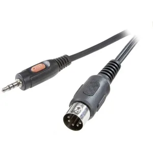 Speaka Câble de raccordement audio [1x diode mâle 5 pôles (DIN) - 1x Jack mâl... pas cher