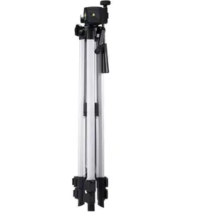TOOLCRAFT Tripod 1/4 inch Werkhoogte: 51 - 150 cm Silver Inox Waterpas pas cher