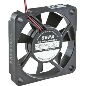 Unbekannt SEPA Ventilateur haute performance (50 mm, 1x), Ventilateur PC, Noir