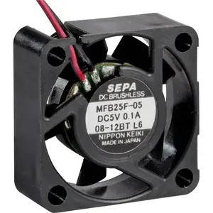 SEPA Ventilateur haute performance (1x), Ventilateur PC, Noir