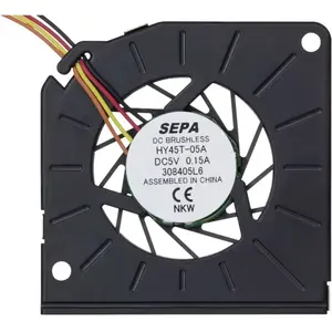 SEPA Ventilateur miniature HYT0 (45 mm, 1x), Ventilateur PC, Noir
