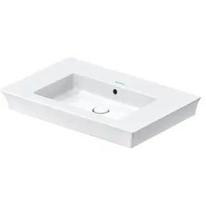 Duravit, Lavabo, Meuble vasque WHITE TULIP avec robinetterie sans trou... pas cher