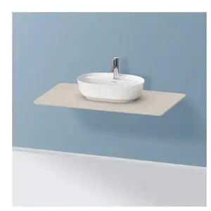 Duravit, Console de lavabo, Console en pierre de quartz Luv LU9469, largeur 988mm, convient pour le meuble sous-vasque L pas cher