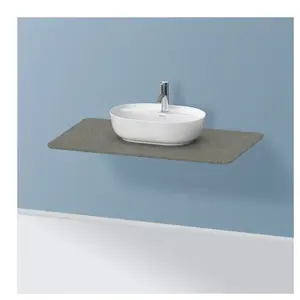 Duravit, Console de lavabo, Console en pierre de quartz Luv LU9469, largeur 988mm, convient pour le meuble sous-vasque L pas cher