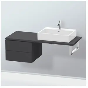 Duravit, Meuble sous-lavabo, L-Cube Meuble bas pour console, 2 tiroirs, 520x400x547mm, LC583708080, LC583708080 (52 x 40 x 54.70 cm) pas cher