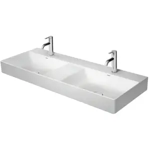 Duravit, Lavabo, Lavabo double DURASQUARE o ÜL m HLB geschli 1200x470m...Vendu pargalaxus
