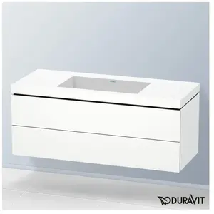 Duravit, Ensemble de meubles de salle de bain, Meuble sous-lavabo L-CUBE avec lavabo Vero Air 500x1200x480mm o HL we ma pas cher