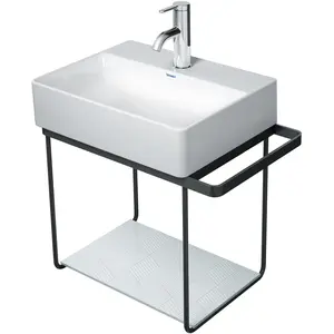 Duravit, Accessoires pour meubles de salle de bains, Insert en verre DURASQUARE pour console métallique 003109/110 cubic line pas cher