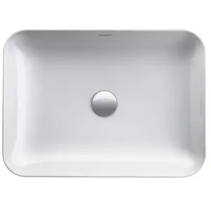 Duravit, Lavabo, Vasque à poser CAPE COD sans robinetterie 550x400mm b... pas cher