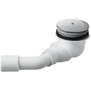 Comparateur de prix : Bonde pour receveur sortie horizontale DURAVIT D-Code chromé