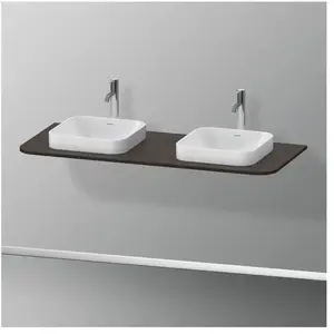Duravit, Console de lavabo, Happy D.2 Plus Console HP032K, 1300x550 mm, 2 découpes, pour base lavabo HP4943 pas cher