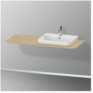 Duravit, Console de lavabo, Happy D.2 Plus Console HP031K, 1300x550 mm, 1 découpe à droite, pour lavabo HP4932, HP4942 pas cher