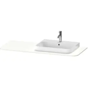 Duravit, Console de lavabo, Happy D.2 Plus Console HP031K, 1300x550 mm, 1 découpe à droite, pour lavabo HP4932, HP4942 pas cher