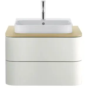 Duravit, Console de lavabo, Happy D.2 Plus Console HP031B, 650x480 mm, 1 découpe, pour lavabo HP4940, HP4960 pas cher