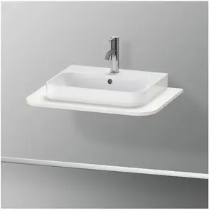 Duravit, Console de lavabo, Happy D.2 Plus Console HP031B, 650x480 mm, 1 découpe, pour lavabo HP4940, HP4960 pas cher