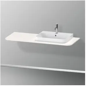 Duravit, Console de lavabo, Happy D.2 Plus Console HP031K, 1300x550 mm, 1 découpe à droite, pour lavabo HP4932, HP4942 pas cher