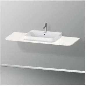 Duravit, Console de lavabo, Happy D.2 Plus Console HP031K, 1300x550 mm, 1 découpe au milieu, pour lavabo base HP4932, H pas cher