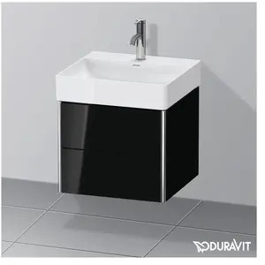Duravit, Meuble sous-lavabo, XSquare meuble-lavabo mural 48,4x46,0 cm, 2 tiroirs, pour lavabo DuraSquare 235350 (48.40 x 46 x 39.70 cm) pas cher