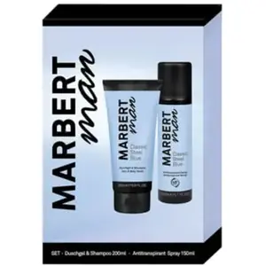 Marbert Man classic steel blue Antitranspirant en douchegel Persoonlijke verzorgingsset pas cher