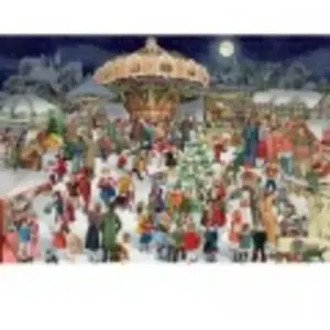 Coppenrath Spiegelburg Calendrier de l'Avent Puzzle - Marché de Noël N...