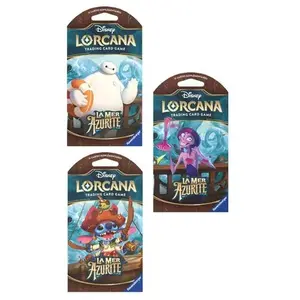Carte à collectionner Ravensburger Disney Lorcana S6 Booster La Mer Azurite pas cher