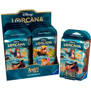 Comparateur de prix : Disney Lorcana: Azurite Sea Jim Hawkins & Tiger Starter Deck