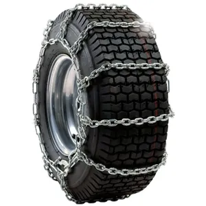 GARDEXX Paire de chaînes à neige pour pneus de tracteur de pelouse 18x9.50-8 pas cher