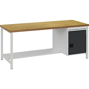 Bedrunka & hirth, Établi, Établi gris anthracite, RAL 7016 L2000xH859x... pas cher