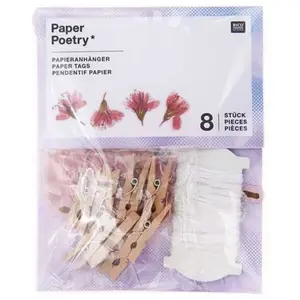Guirlande de papier - 8 Fleurs de cerisierVendu parrakuten